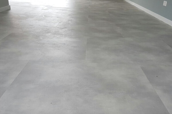 native punch Ontdekking PVC vloer betonlook
